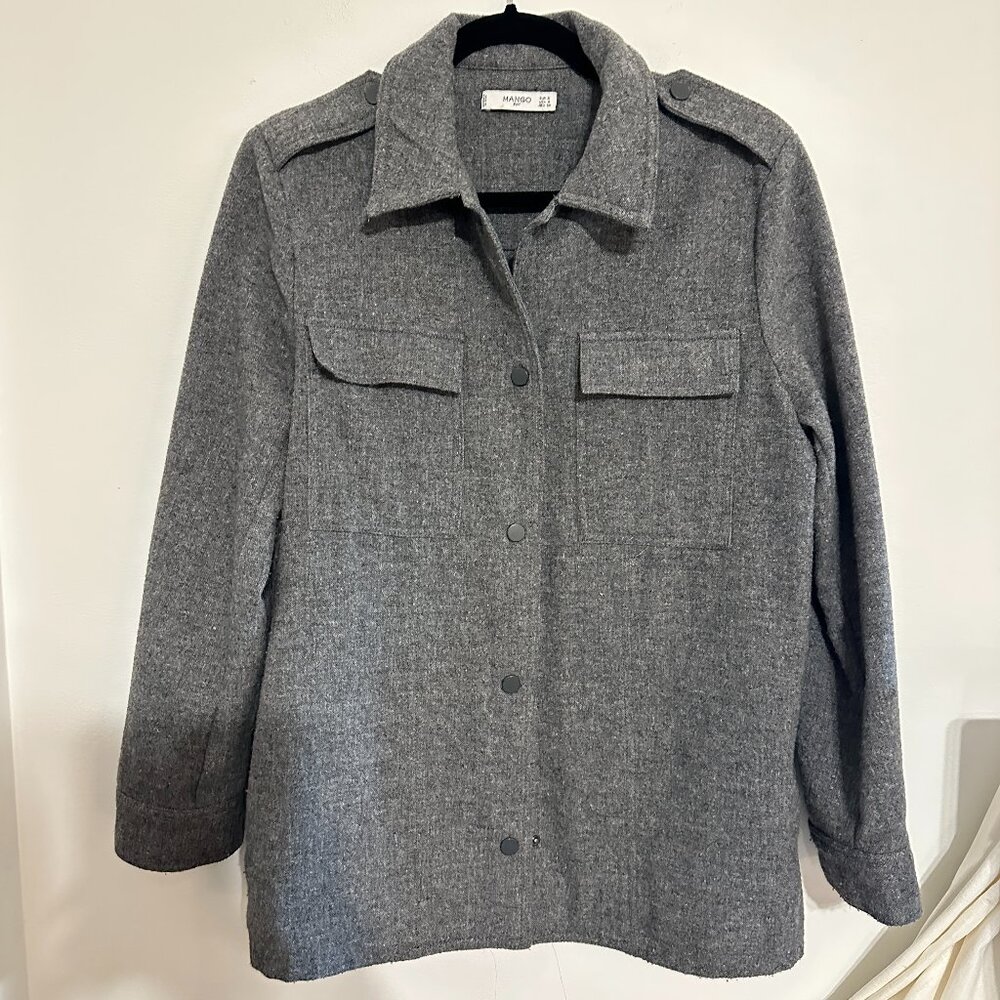 Wool Blend Shacket
